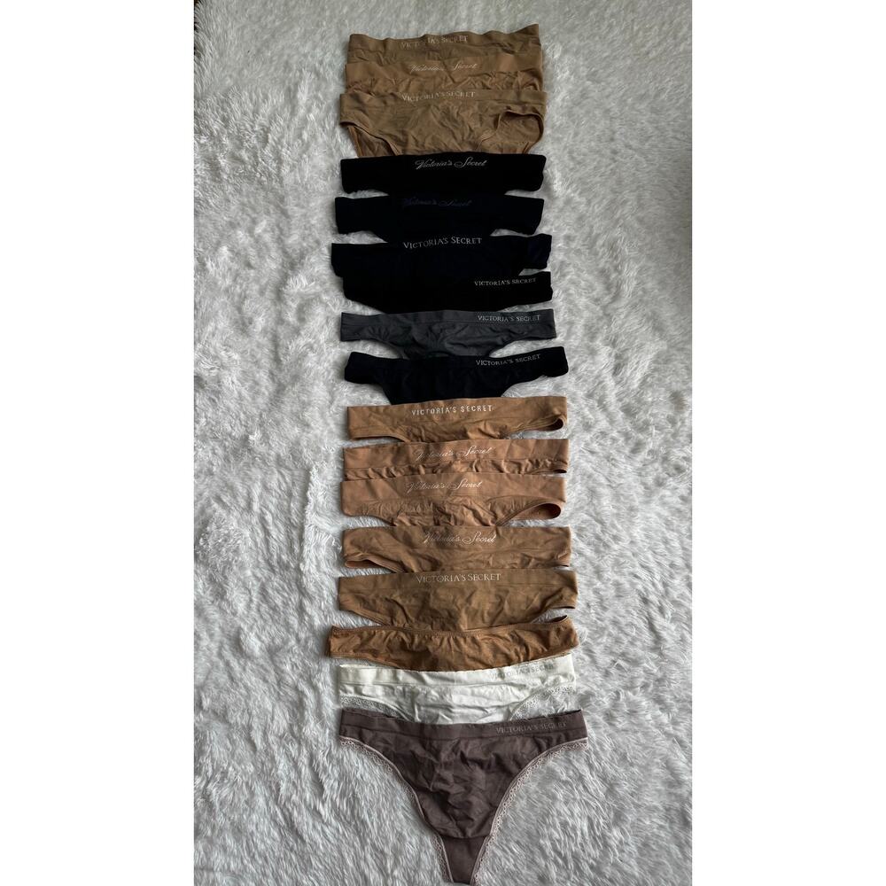 Victoria’s Secret NWT Panty Lot 17 Pairs Size Large New With Tags lot 1